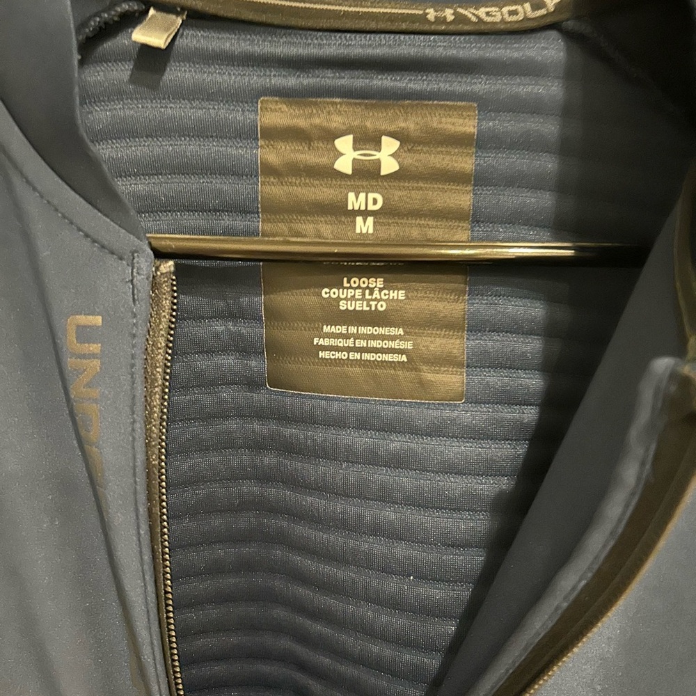 Under Armour Men's Navy Performance Jacket (Polyester) - Picture 2 of 6